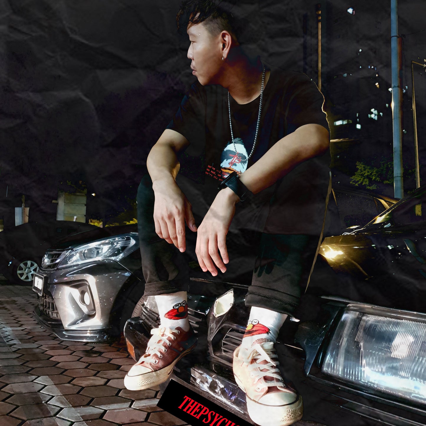 THEPSYCHO JOKER TEE - BLACK