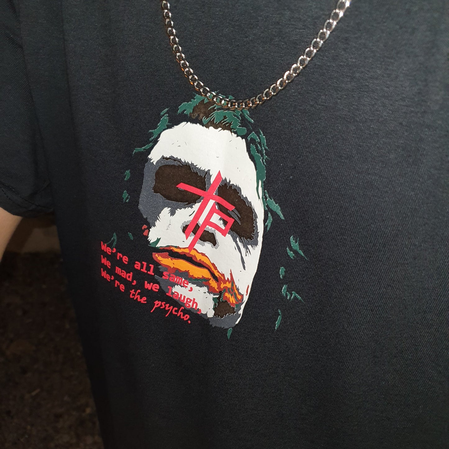 THEPSYCHO JOKER TEE - BLACK