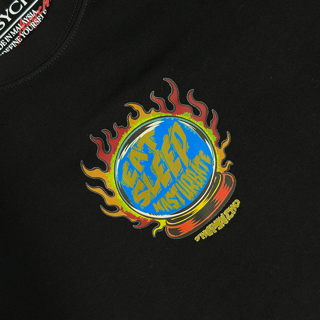 CRYSTAL BALL TEE FRONT DETAILS