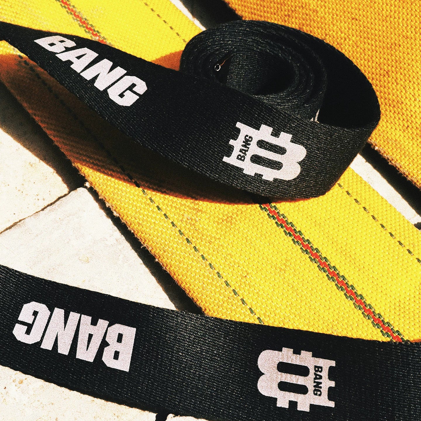 BANG | CURRENCY LOGO CANVAS BELT