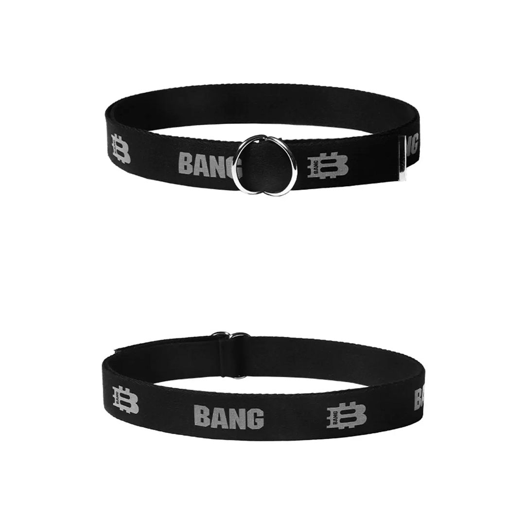 BANG | CURRENCY LOGO CANVAS BELT