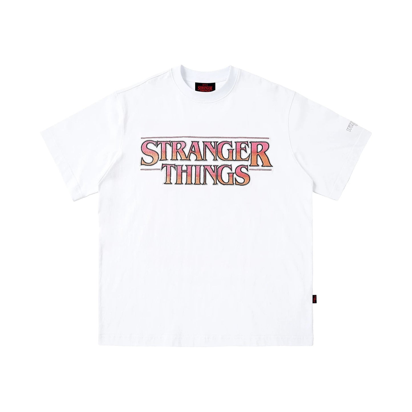 WHOOSIS x STRANGER THINGS | PHANTOM EMBROIDERED SHORT-SLEEVE TEE