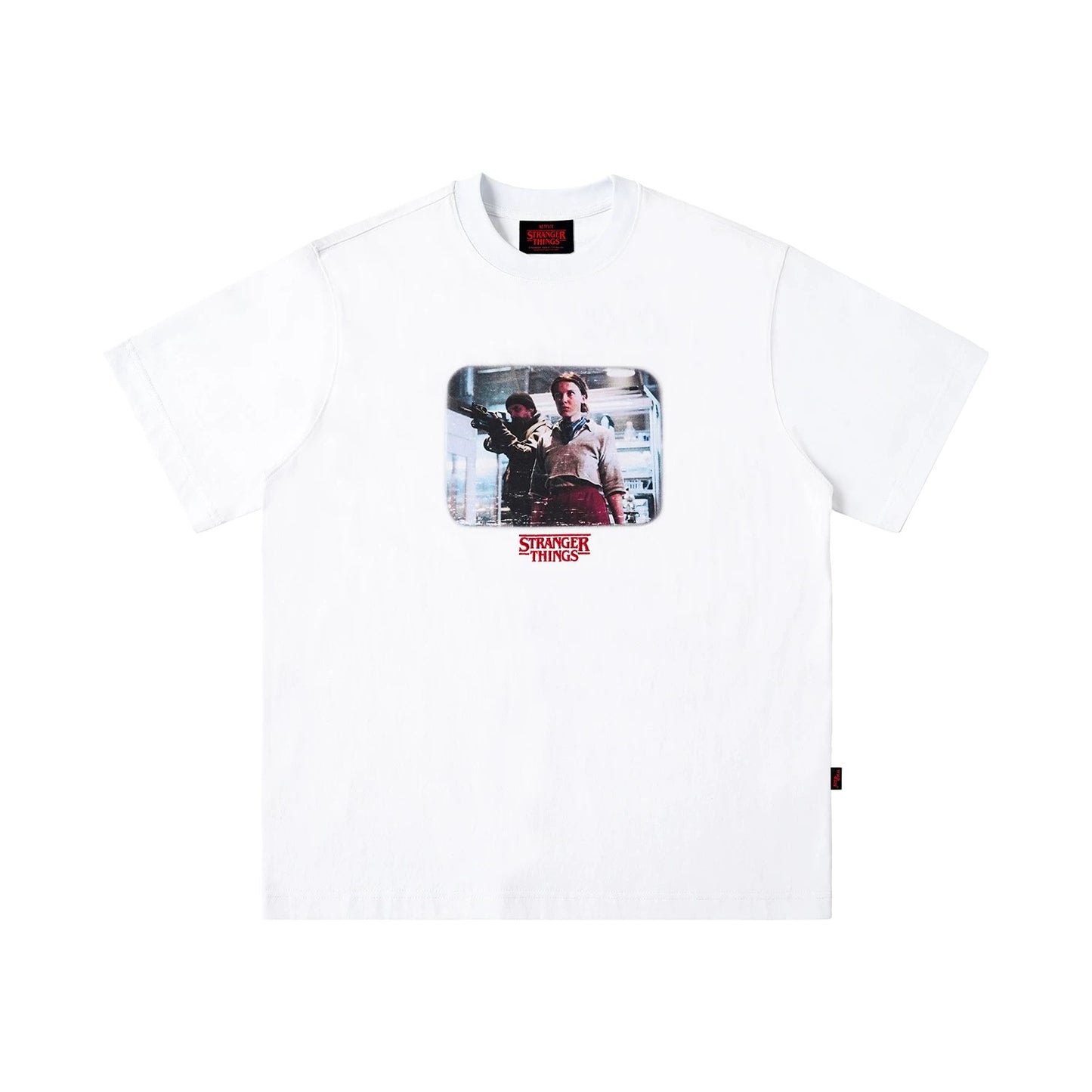 WHOOSIS x STRANGER THINGS | ONE LAST ADVENTURE GRAPHIC EMBROIDERED SHORT-SLEEVE TEE