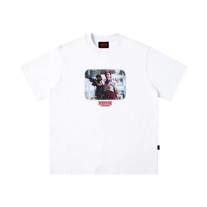 WHOOSIS x STRANGER THINGS | ONE LAST ADVENTURE GRAPHIC EMBROIDERED SHORT-SLEEVE TEE