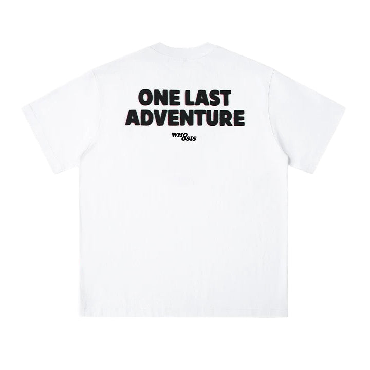 WHOOSIS x STRANGER THINGS | ONE LAST ADVENTURE GRAPHIC EMBROIDERED SHORT-SLEEVE TEE