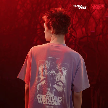 WHOOSIS x STRANGER THINGS | VECNA VINTAGE WASH SHORT-SLEEVE TEE