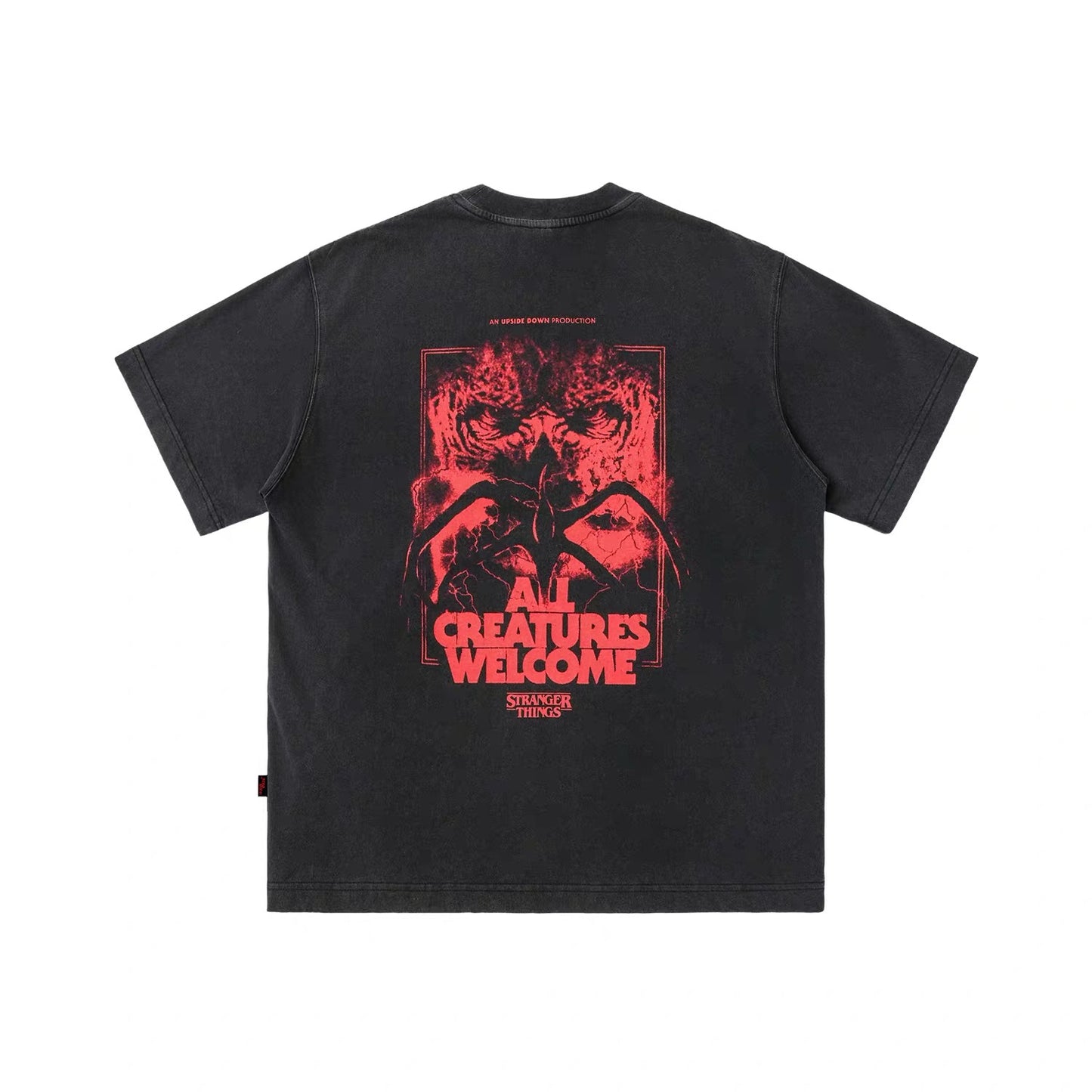 WHOOSIS x STRANGER THINGS | VECNA VINTAGE WASH SHORT-SLEEVE TEE