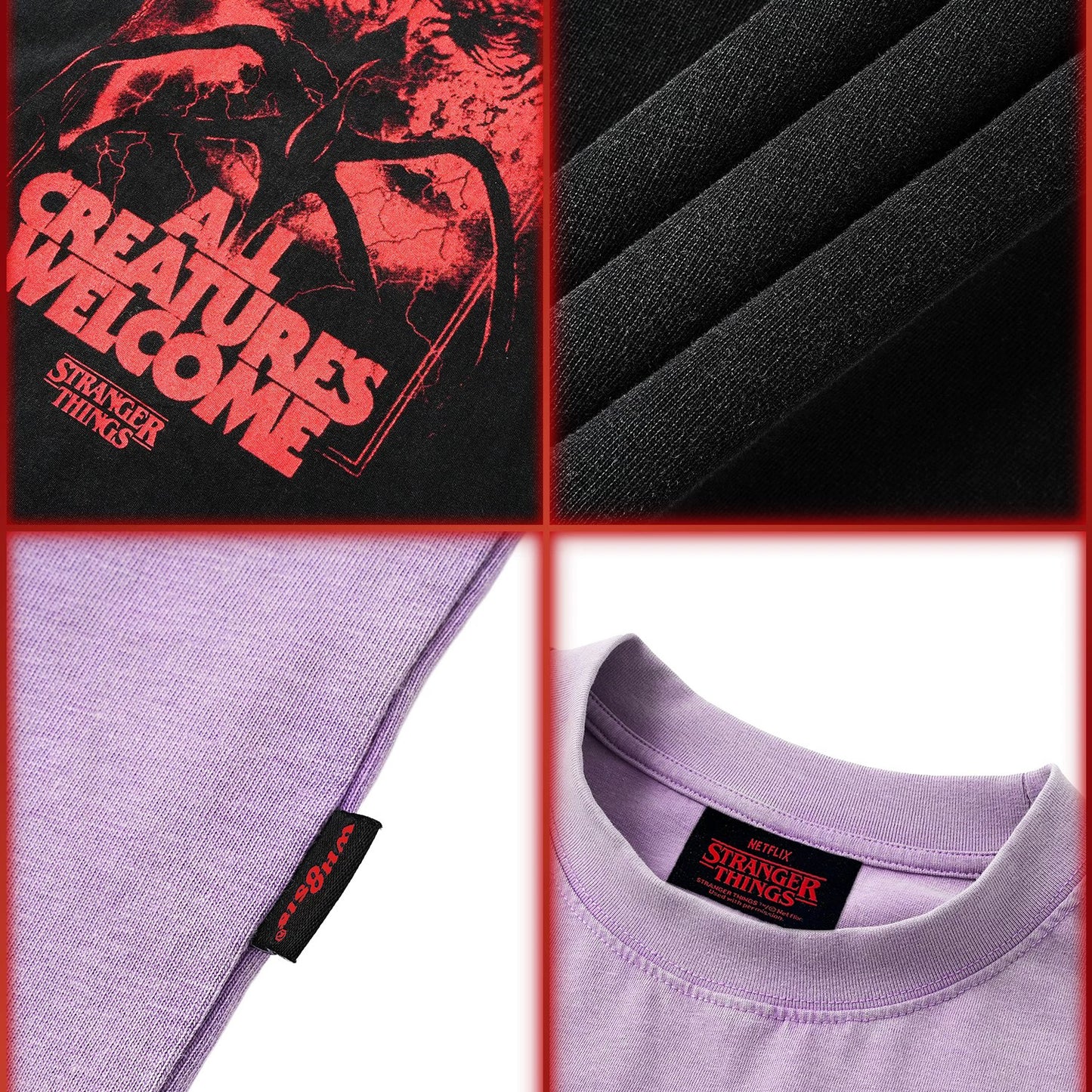 WHOOSIS x STRANGER THINGS | VECNA VINTAGE WASH SHORT-SLEEVE TEE