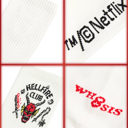WHOOSIS x STRANGER THINGS | HELLFIRE CREW SOCKS