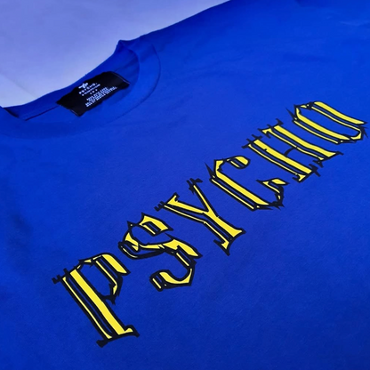 THEPSYCHO HUGE LOGO TEE - BLUE