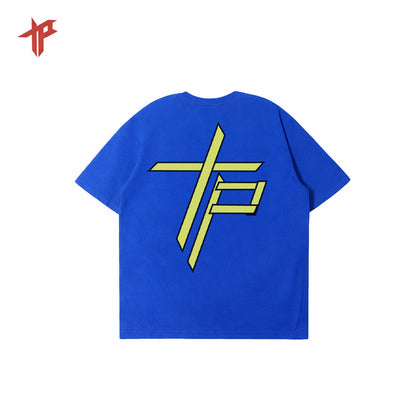 THEPSYCHO HUGE LOGO TEE - BLUE