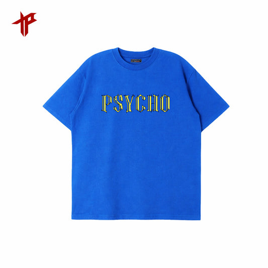 THEPSYCHO HUGE LOGO TEE - BLUE