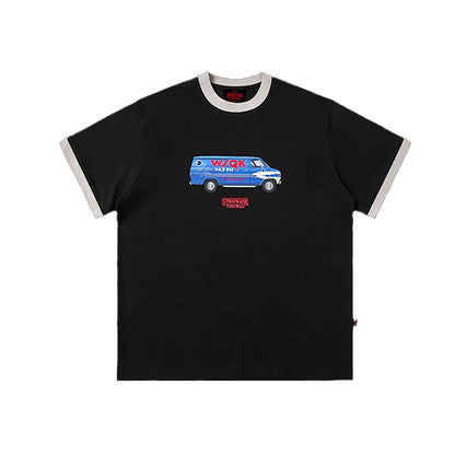 WHOOSIS x STRANGER THINGS | WSQK RADIO TRUCK SHORT-SLEEVE TEE