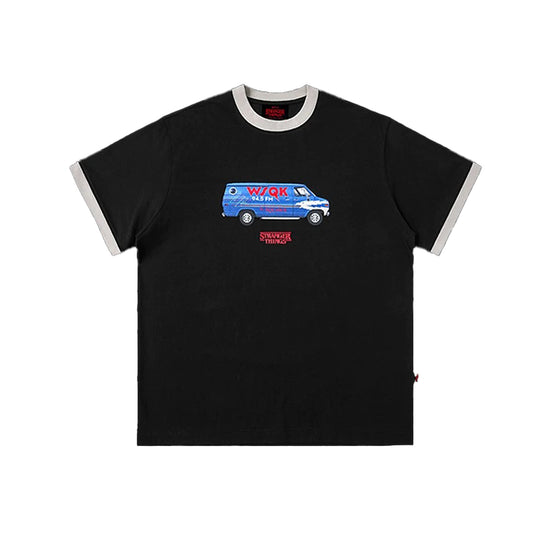 WHOOSIS x STRANGER THINGS | WSQK RADIO TRUCK SHORT-SLEEVE TEE