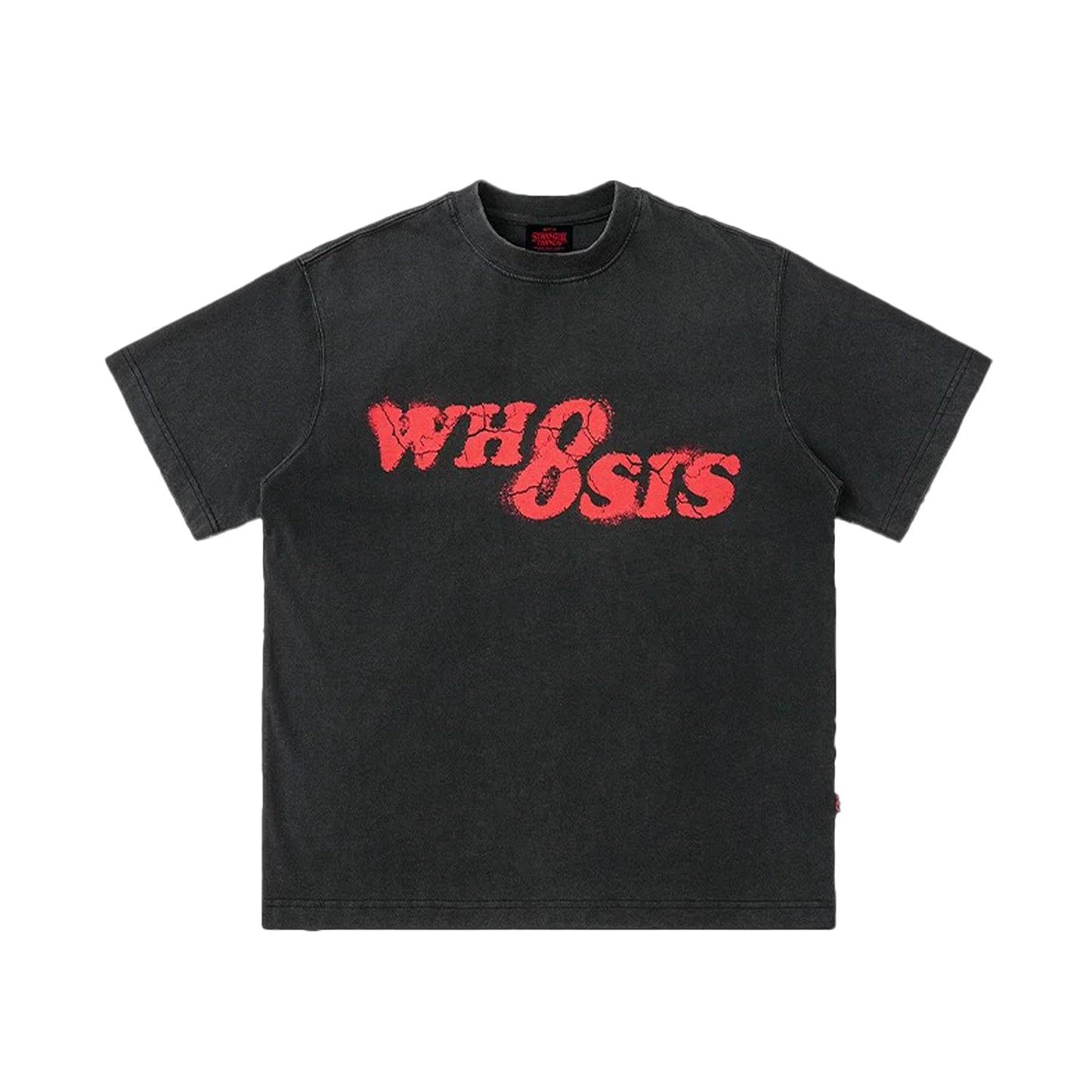 WHOOSIS x STRANGER THINGS | VECNA VINTAGE WASH SHORT-SLEEVE TEE