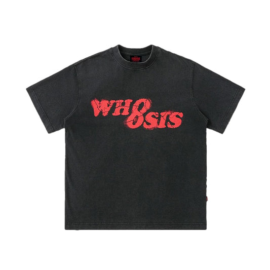 WHOOSIS x STRANGER THINGS | VECNA VINTAGE WASH SHORT-SLEEVE TEE
